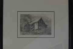 Alpine refuge cope hut