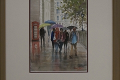 Wet day London -